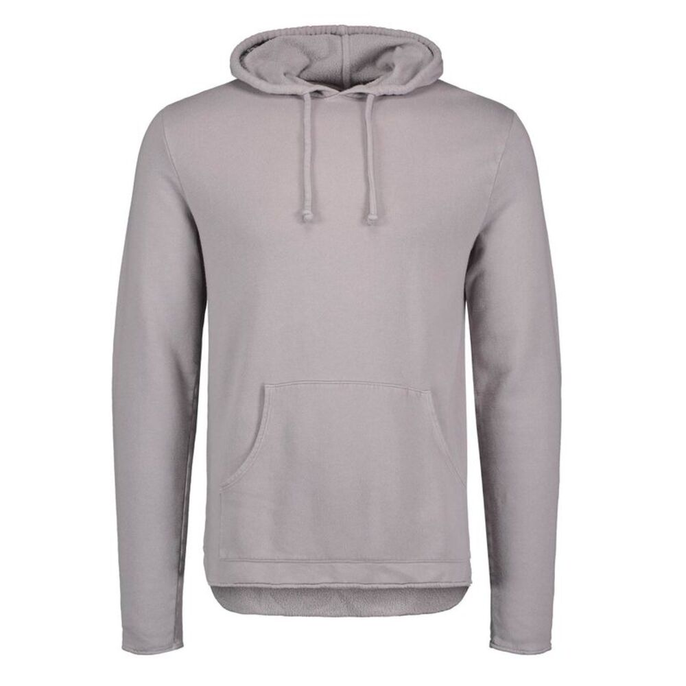 M Singer Mens Bamboo Cotton Pullover Hoodie Sweatshirt Large Chrome